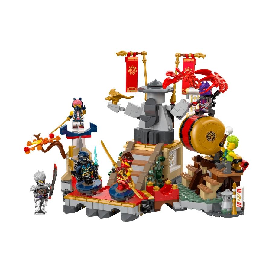 LEGO NINJAGO 71818 Đồ Chơi Lắp Ráp Đấu Trường Ninjago (659 chi tiết)