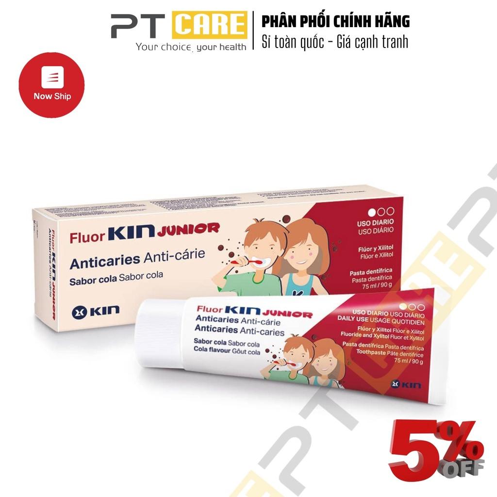 Kem Đánh Răng FLUOR KIN JUNIOR 1450ppm Ngừa Sâu Răng Cho Trẻ Em Từ 6 Tuổi