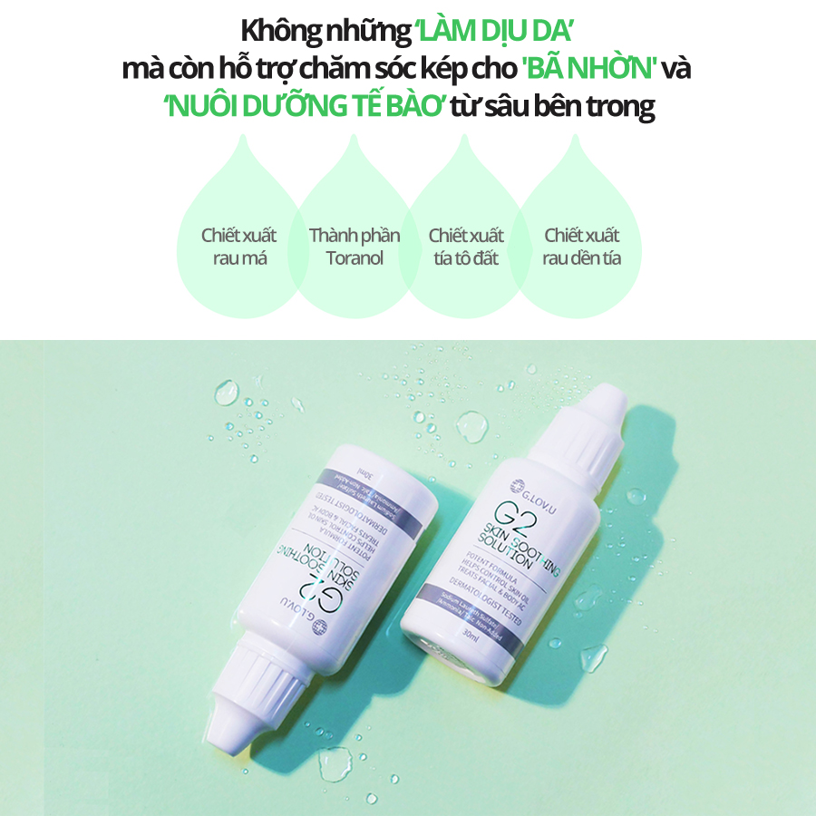 Tinh chất làm dịu da GLOVU G2 Skin Soothing Solution