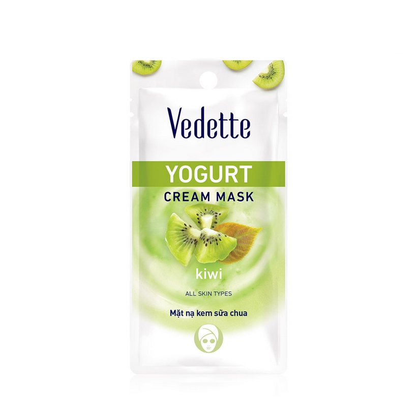 Mặt nạ sữa chua kiwi Vedette Yogurt Mask Kiwi 10ml