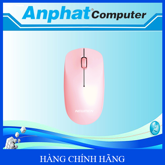 Chuột Newmen F007 Không Dây (Hồng) (F300) – Hàng Chính Hãng