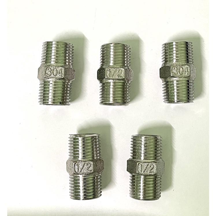 Kép nối 2 đầu ren inox Ø 21