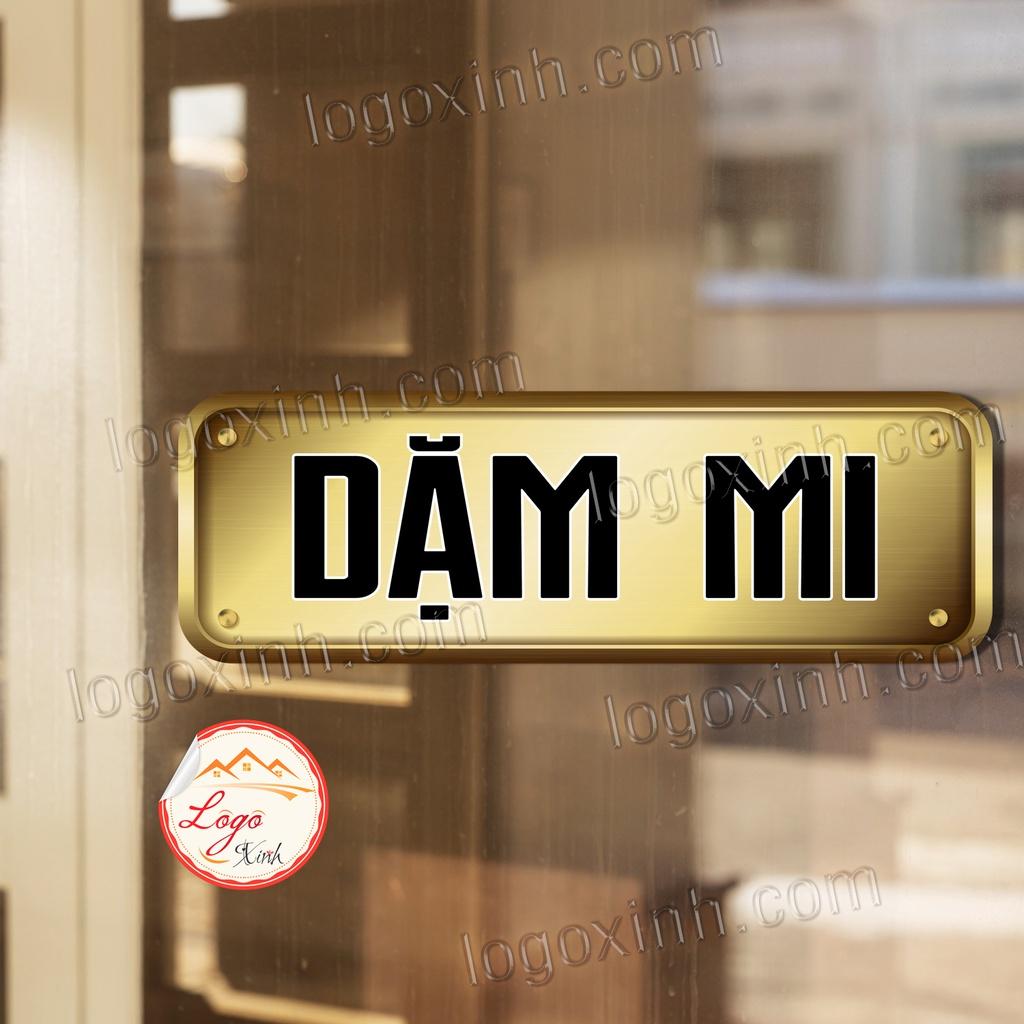 Decal Bảng Hiệu Chuyên Dụng Cho Quầy Quán, Tiệm Barber, Nail, Nối Mi, Hair Salon... - Chống Nước 100%, Nhiều Ngành Nghề