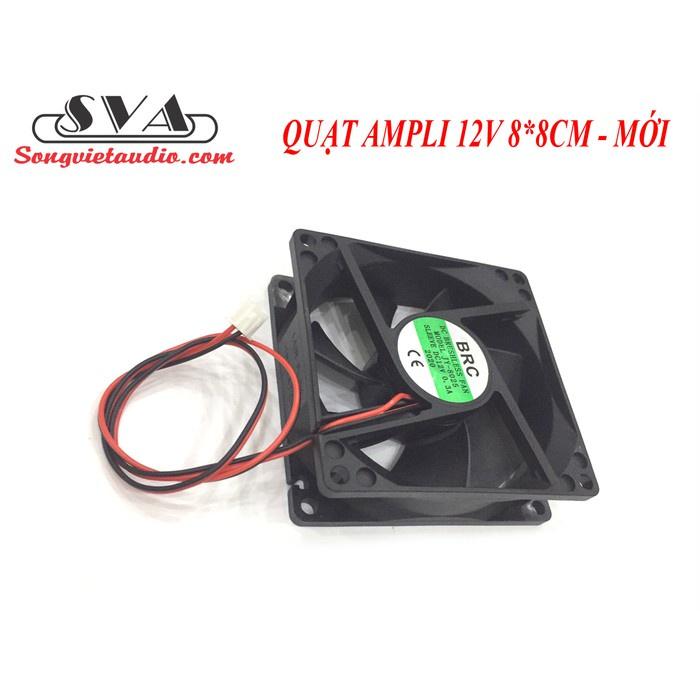 QUẠT TẢN NHIỆT AMPLI 12V 8*8CM - 1 CÁI
