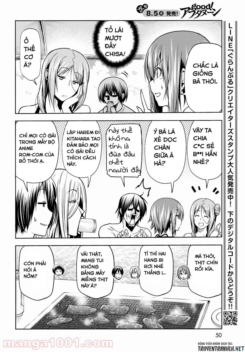 cô gái thích lặn - grand blue chapter 69 13