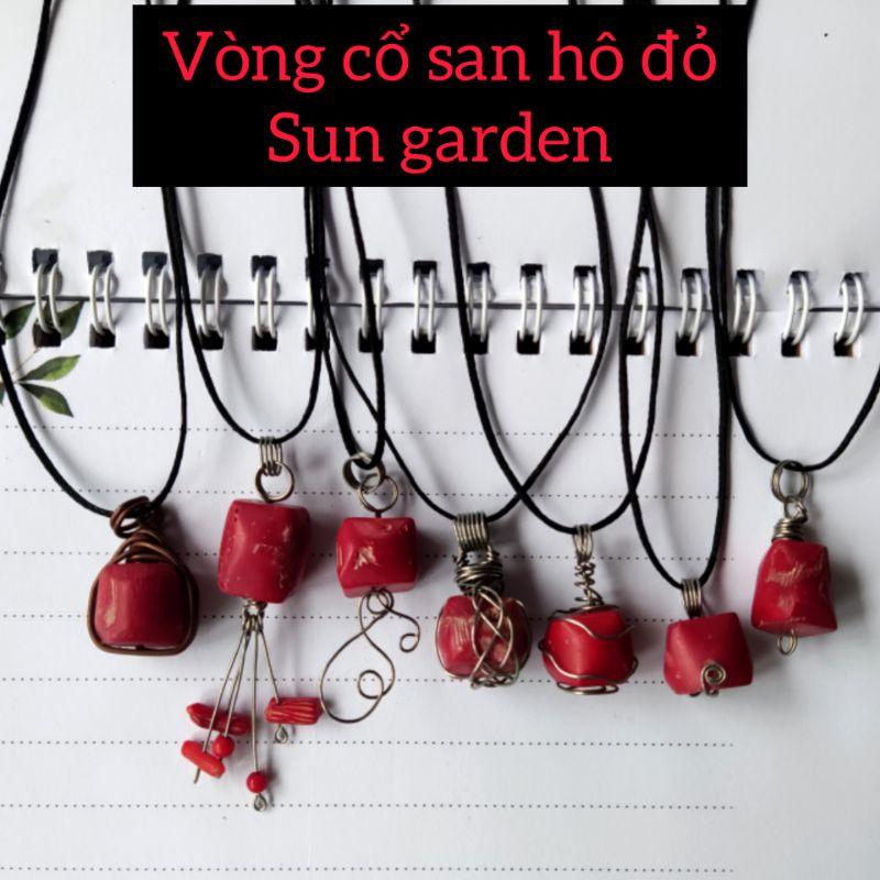 Vòng cổ san hô đỏ may mắn cho nữ