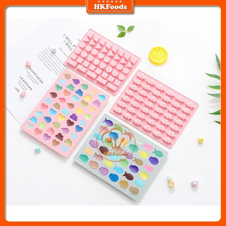 Khuôn Silicon Làm Kẹo chipchip/Pudding Nhiều Mẫu Mới