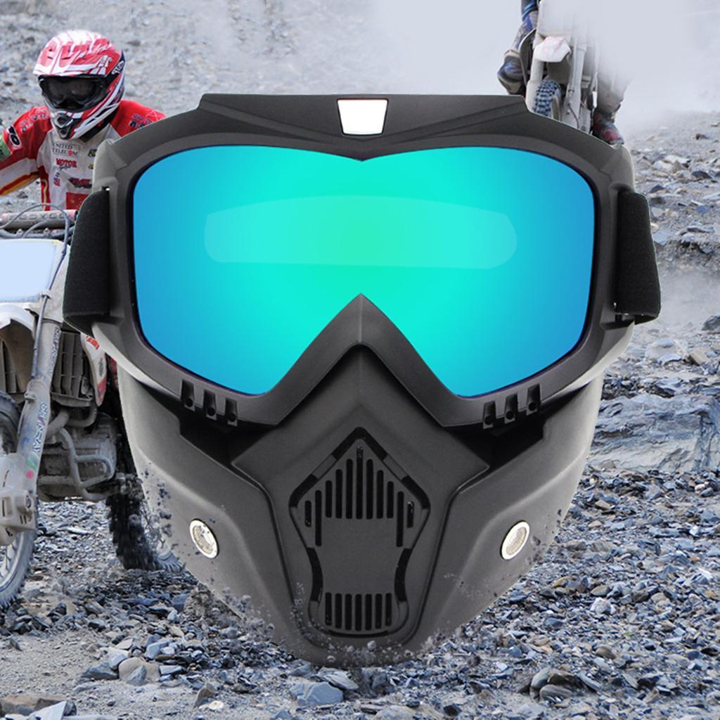 2- Motocross Goggles Bike Anti Fog Windproof Dustproof Glasses