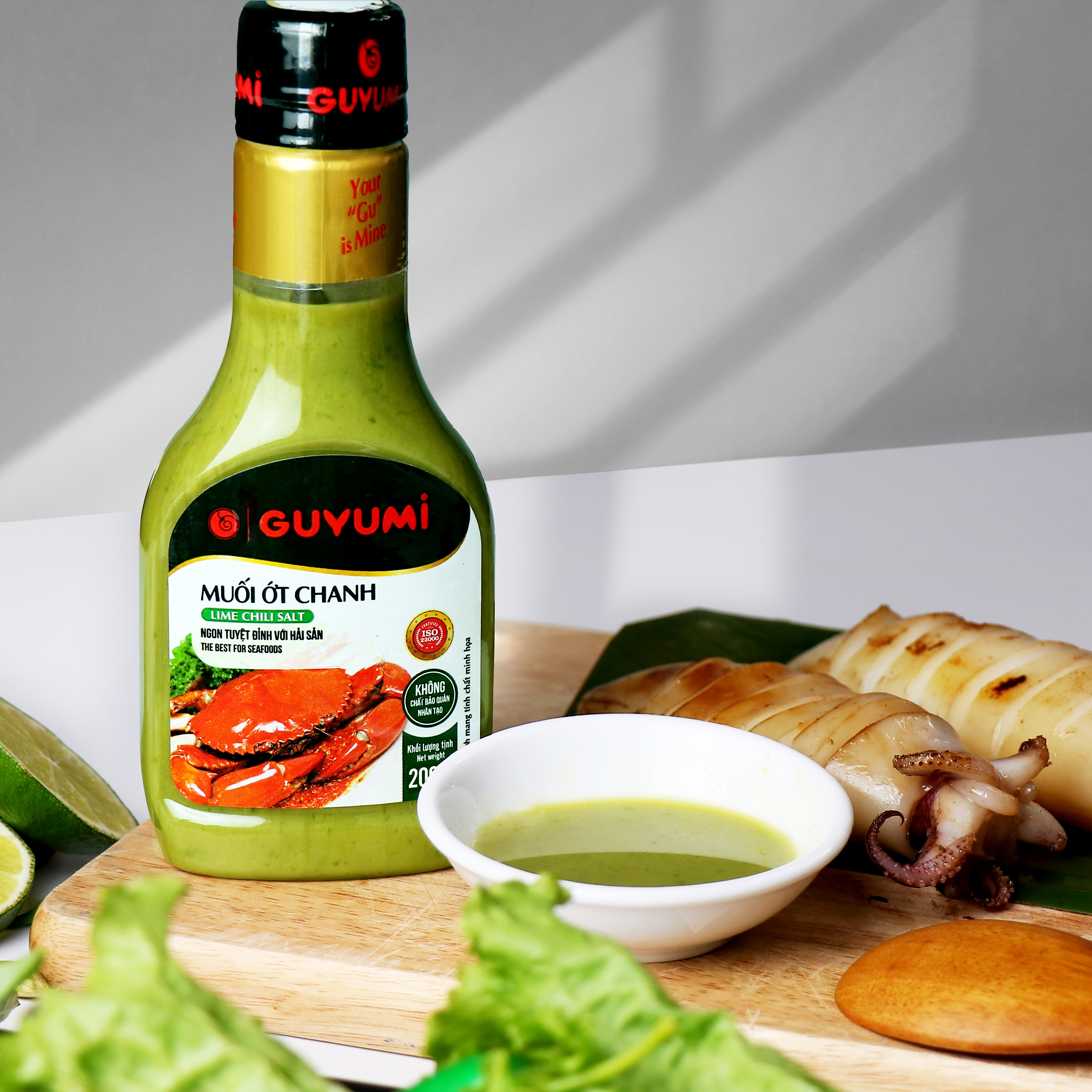 Muối ớt chanh Guyumi chấm hải sản, thịt đồ nướng bbq có thể ăn chay 200g
