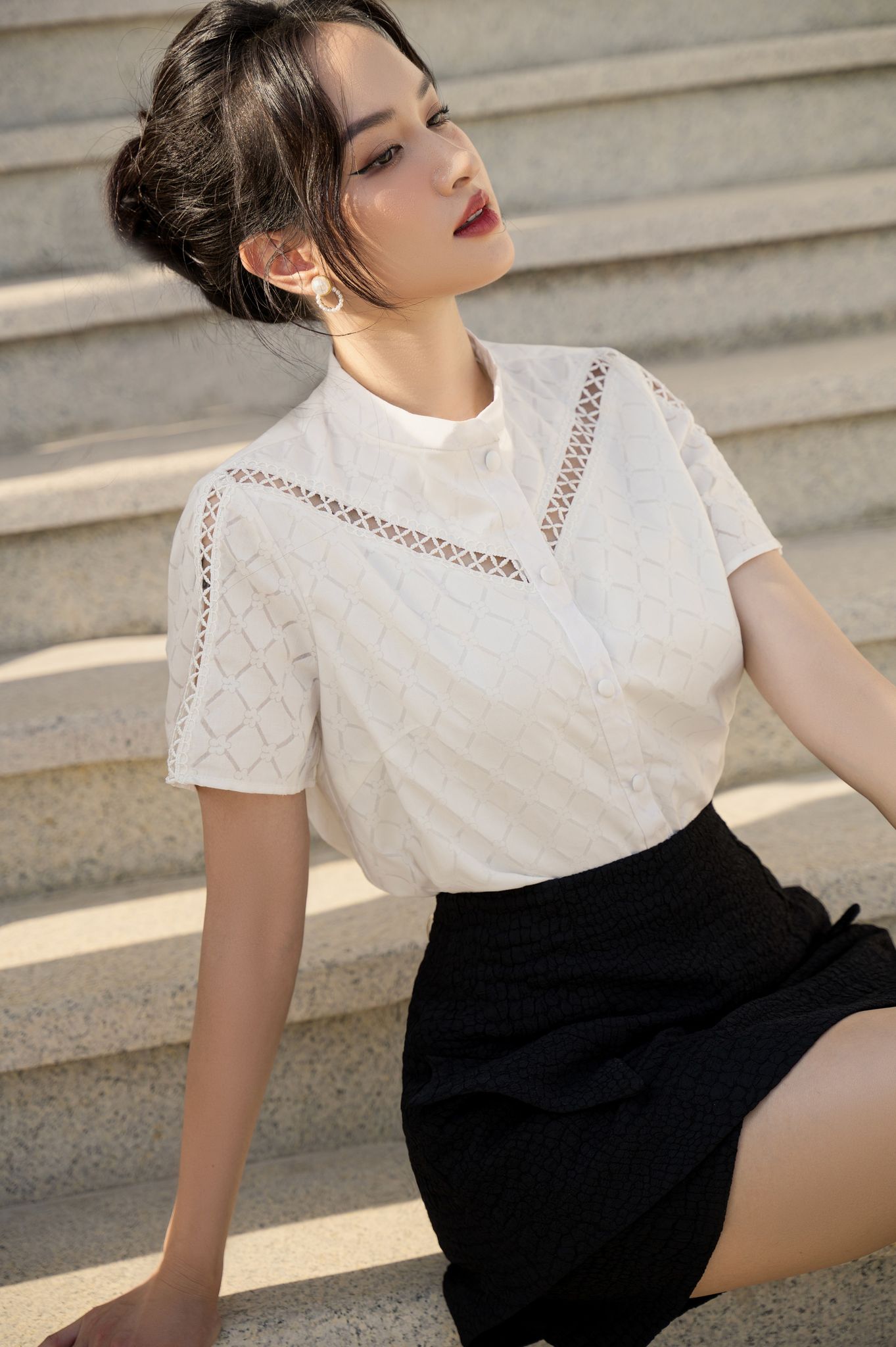 OLV - Áo Nani White Shirt