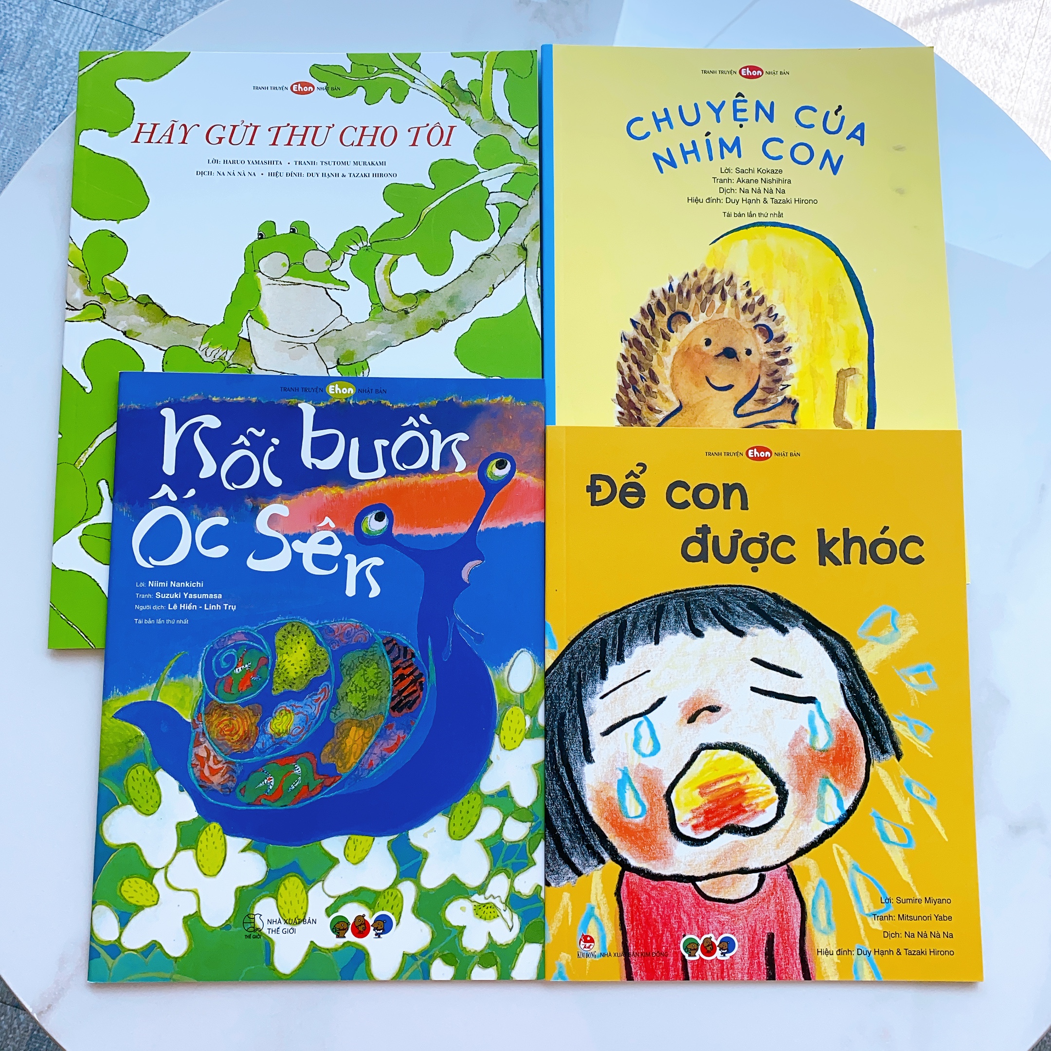 Truyện Ehon bé 3-4-5 tuổi - Bộ 4 cuốn Phát triển cảm xúc