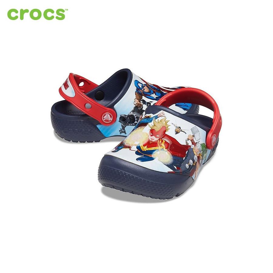 Giày lười trẻ em Crocs DISNEY FunLab Avengers Patch 206740