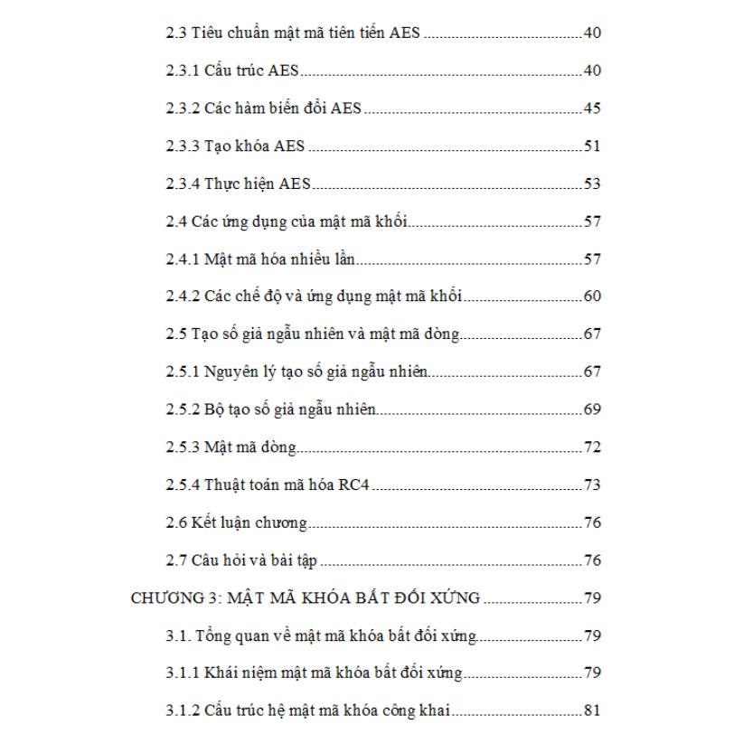 Giáo trình An toàn mạng Thông tin