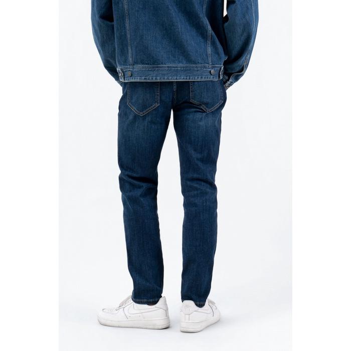 QUẦN JEAN NAM TRƠN FORM SLIM XANH ĐẬM và XANH NHẠT - 10F22DPA002 | LASTORE MENSWEAR