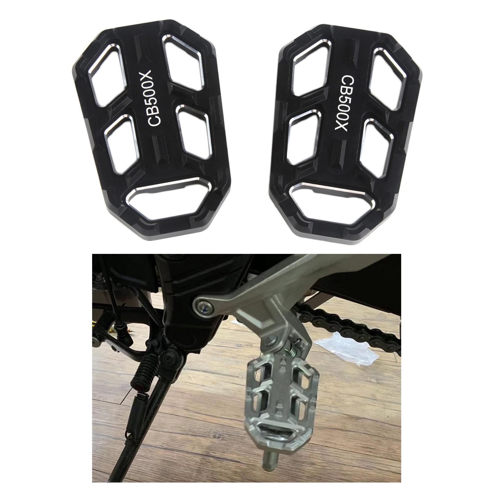 Motorcycle Pedals Rest Footrests for CB500X Accessories Black