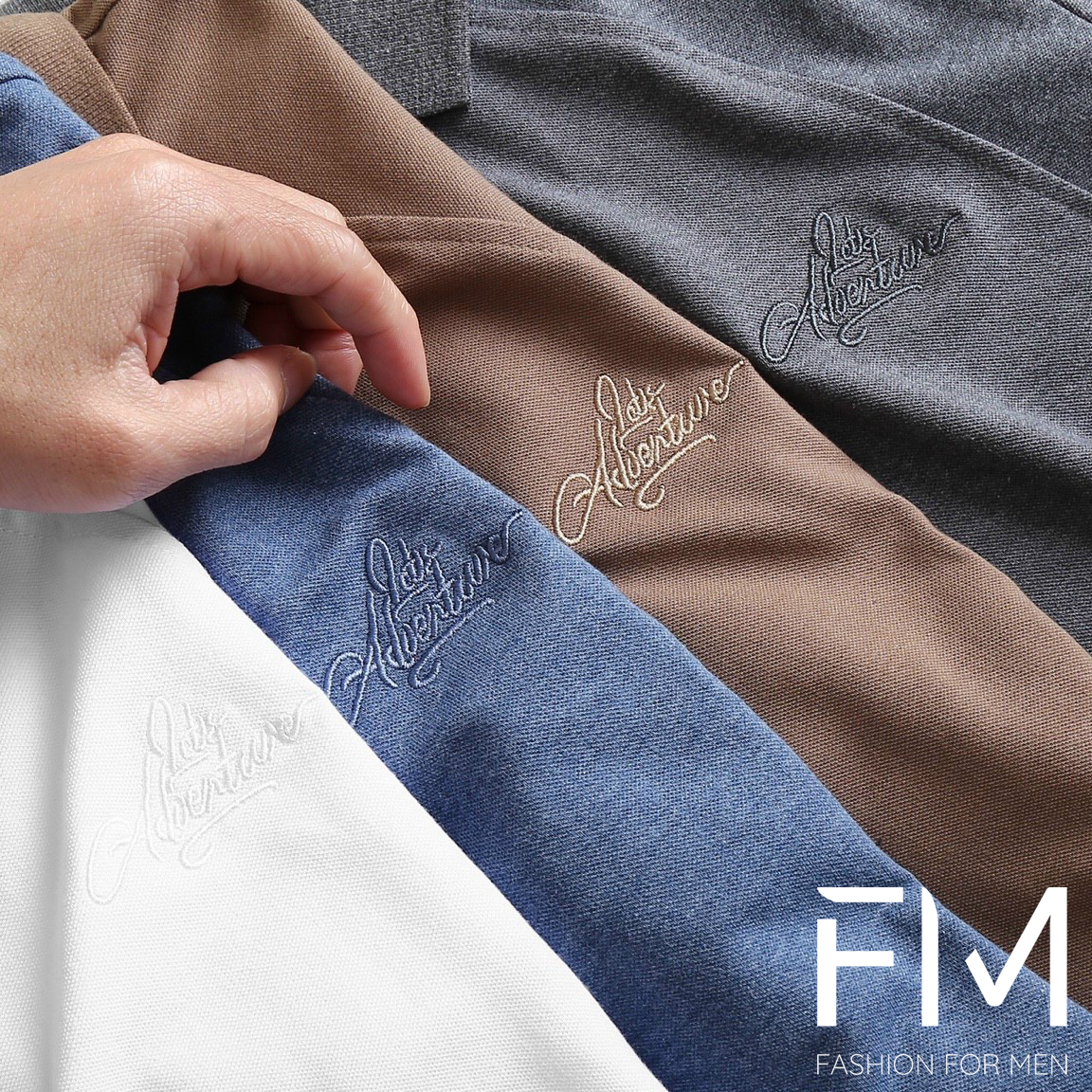 Áo Polo nam cổ bẻ ngắn tay, chất liệu vải cá sấu cotton cao cấp, trẻ trung, năng động – FORMEN SHOP – FMPS150