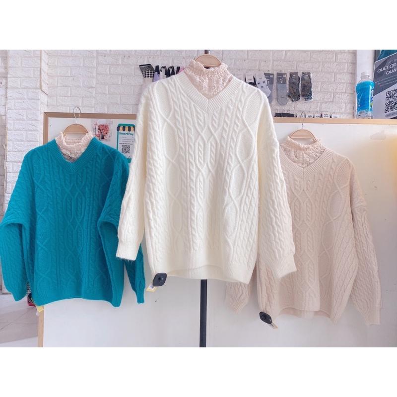 Áo len cổ ren 3p ulzang thời trang nữ MTSHOPVINH