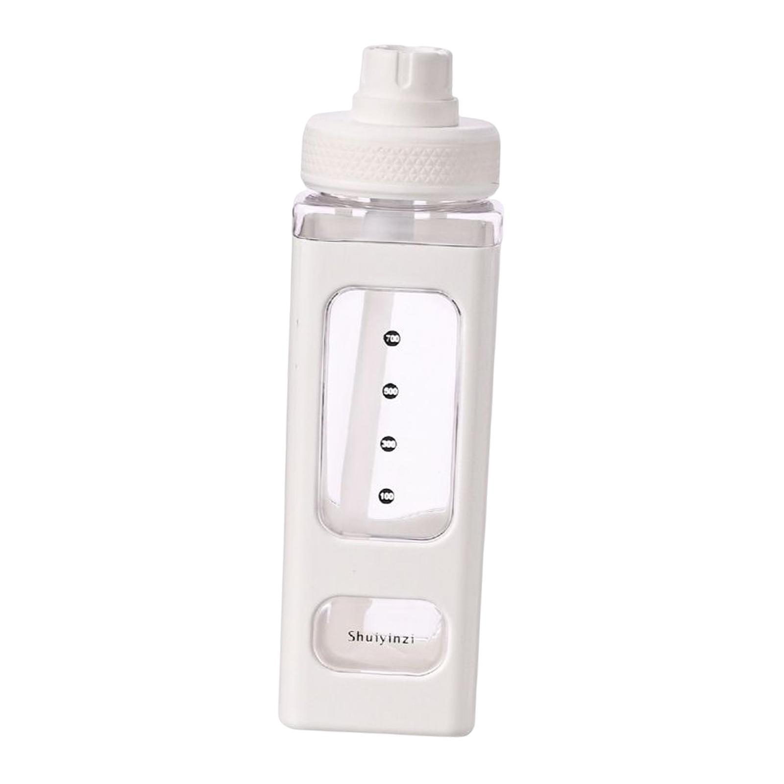 Water Bottle with Straw 700ml Reusable with Lids and Straws Handle Large Water Jug for Adult Student