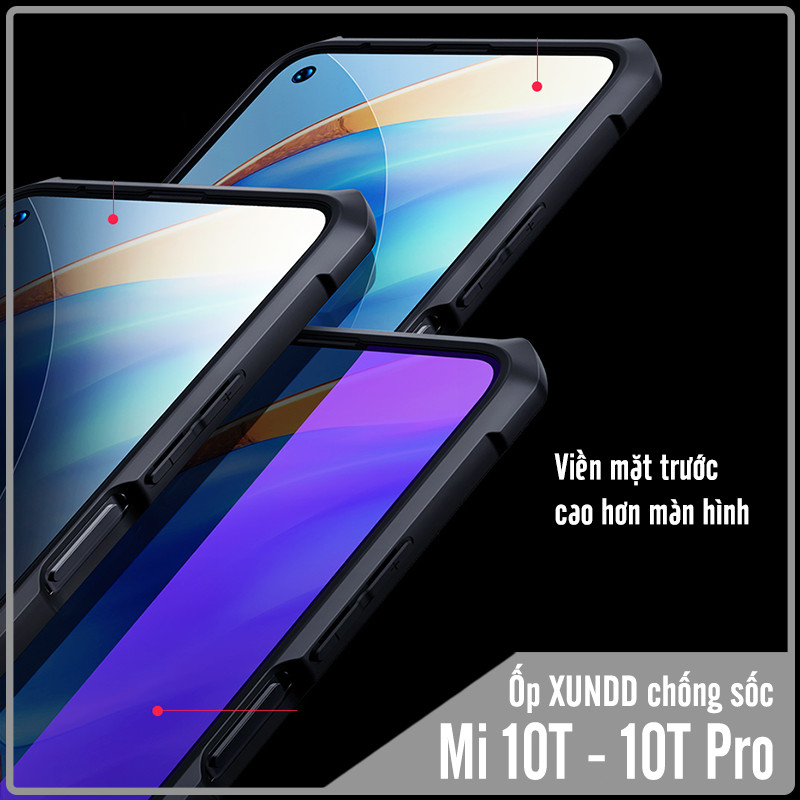 Ốp lưng cho Xiaomi Mi 10T Pro - Redmi K30S chống sốc trong viền nhựa dẻo XunDD - Hàng Nhập Khẩu