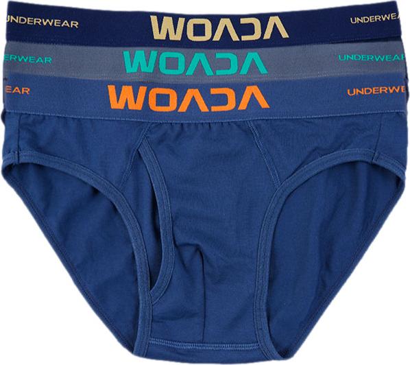 Bộ 3 Quần Lót Woada Brief Cotton Thông Hơi LK009 - Màu Ngẫu Nhiên