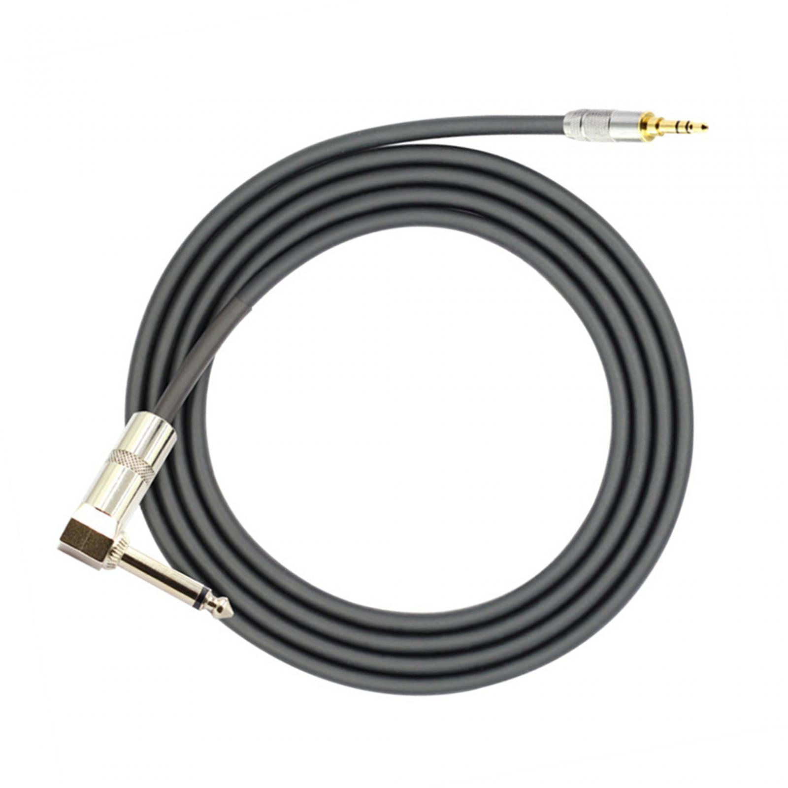 3.5 mm to 6.35 mm Audio Cable Stereo Audio Cable 3ft Repair Part Accessory 3.5 mm to 6.35 Audio Cord Adapter for Audio Computer Amp