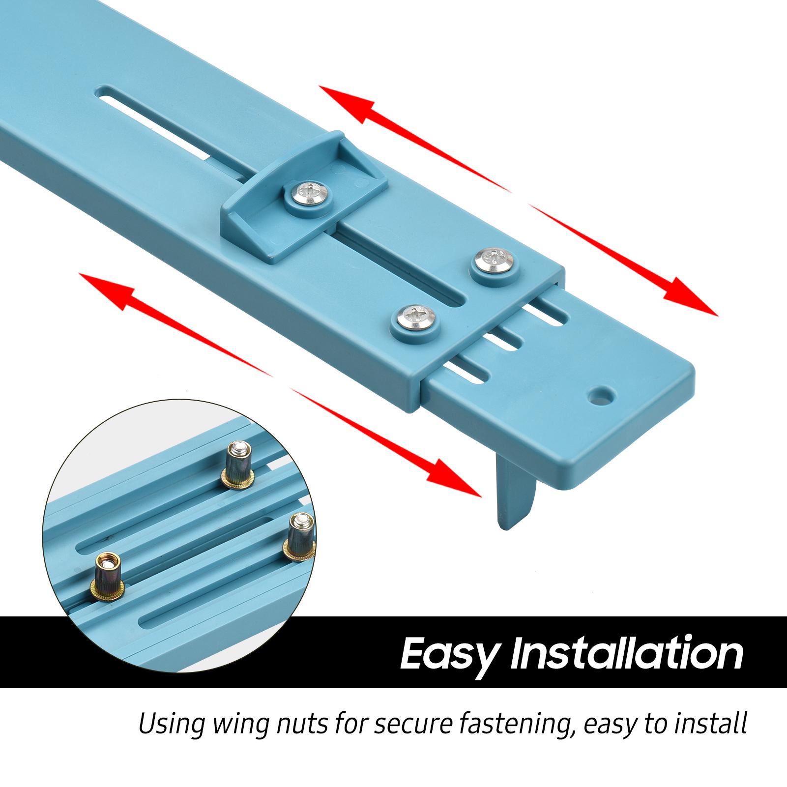 Adjustable Over Sink Sharpening Stone Holder Retractable Non-slip Whetstone Sink Bridge Fits 12.2in to 15.74in Kitchen Sink