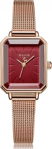 Đồng hồ nữ Julius Hàn Quốc JA-1223 dây mesh hình chữ nhật (nhiều màu)