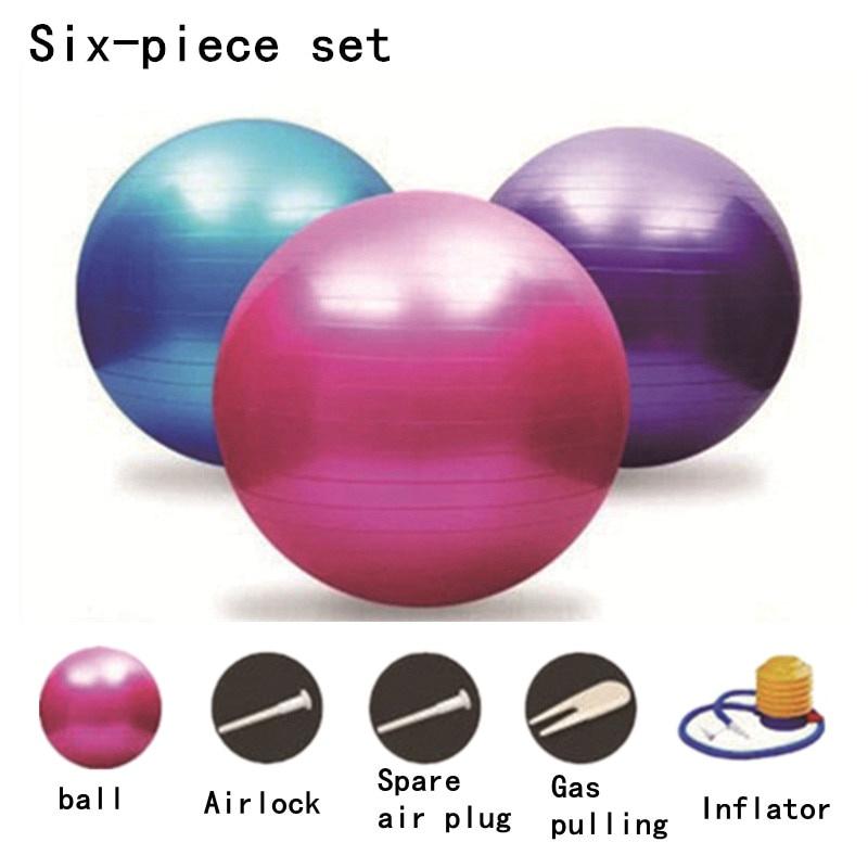 Fitness ball Sports Yoga Balls Bola Pilates Fitness Gym Balance Fitball Exercise Pilates Workout Massage Ball 45cm 55cm 65/ 75cm