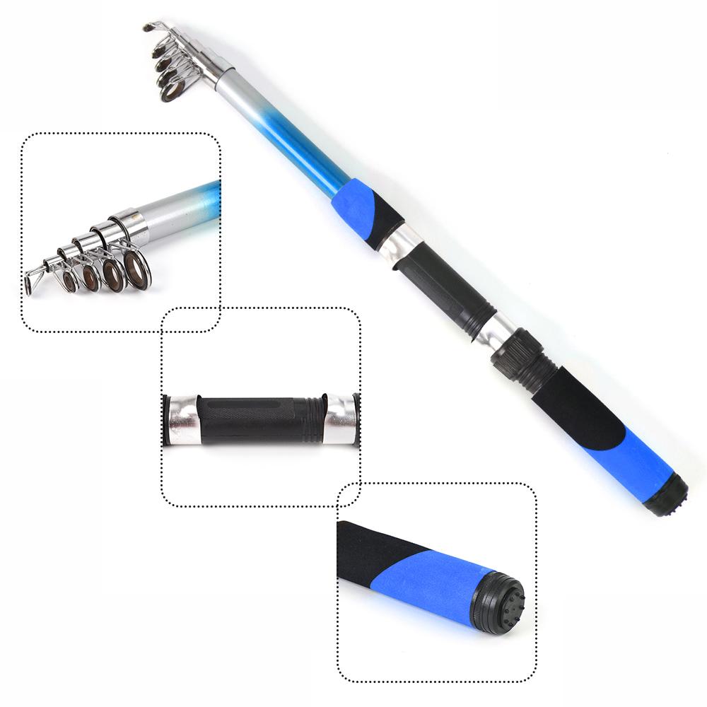 Combo Cần Câu Câu Cá Trọn Bộ gồm Que và Cuộn, Mồi, Móc, Túi và các dụng cụ câu được trang bị đầy đủ.