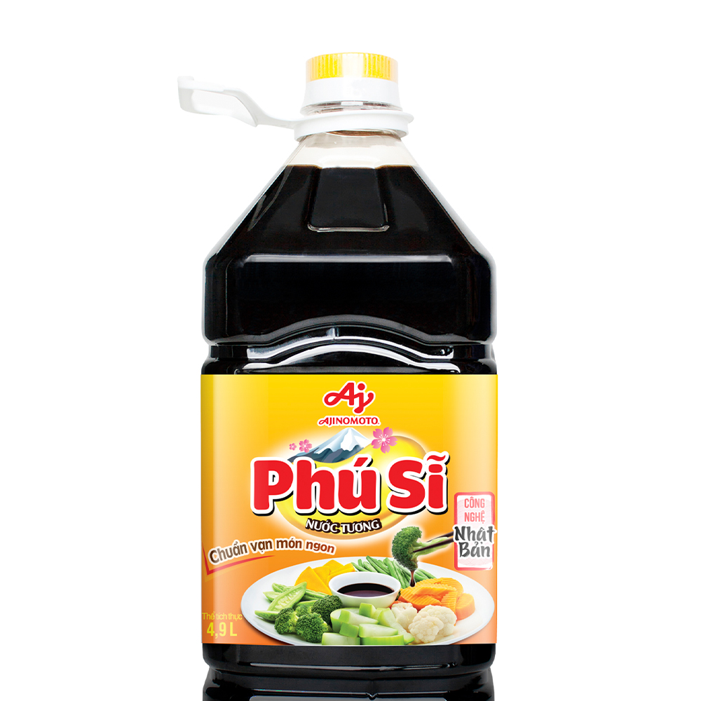 Chai Nước Tương &quot;Phú Sĩ&quot; 4.9l/Chai