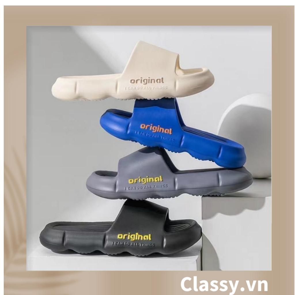 Dép nữ quai ngang Classy đế cao đi trong nhà nữ quai ngang đế cao chất liệu eva chống ngấm nước G1701