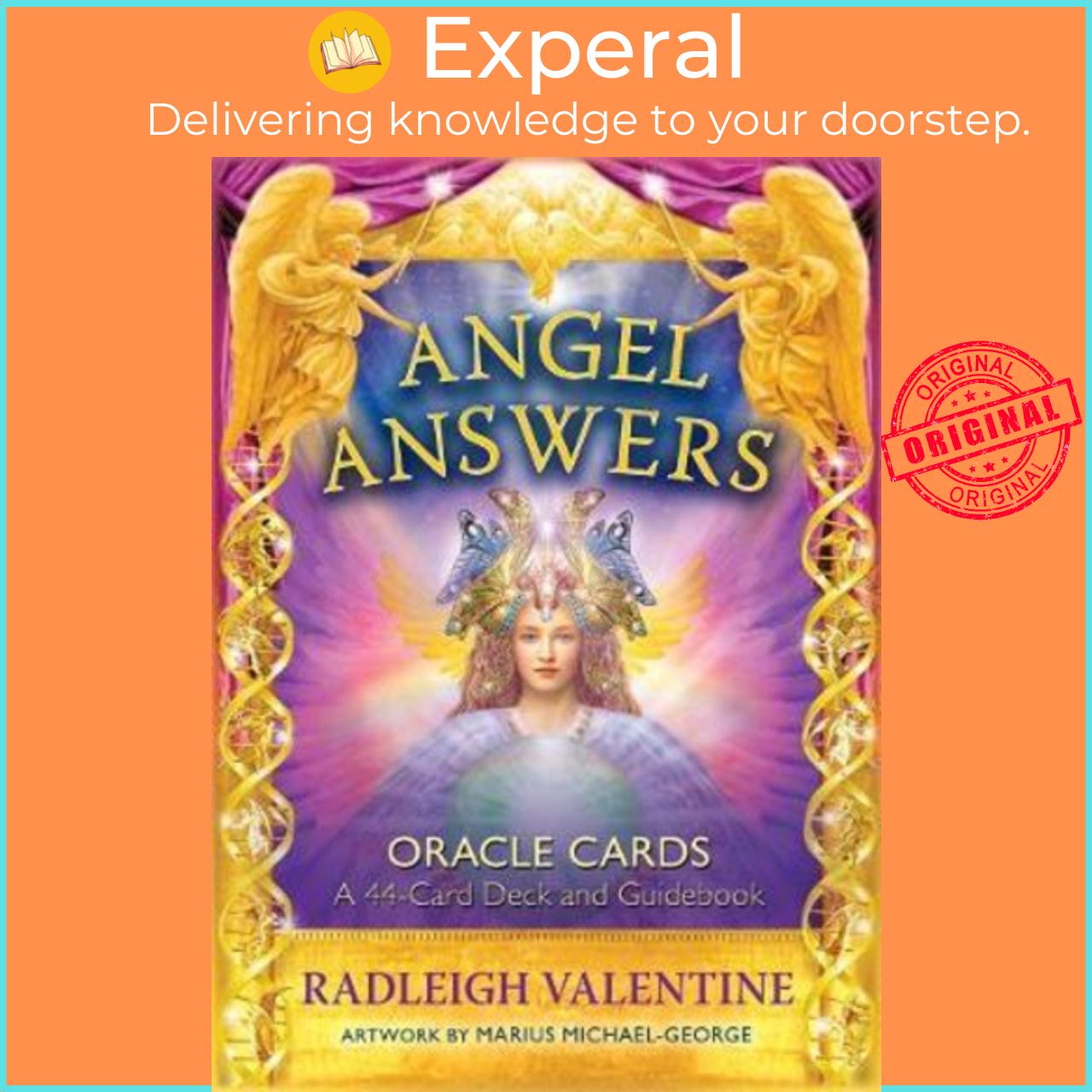Sách - Angel Answers Oracle Cards : A 44-Card Deck and Guidebook by Radleigh Valentine