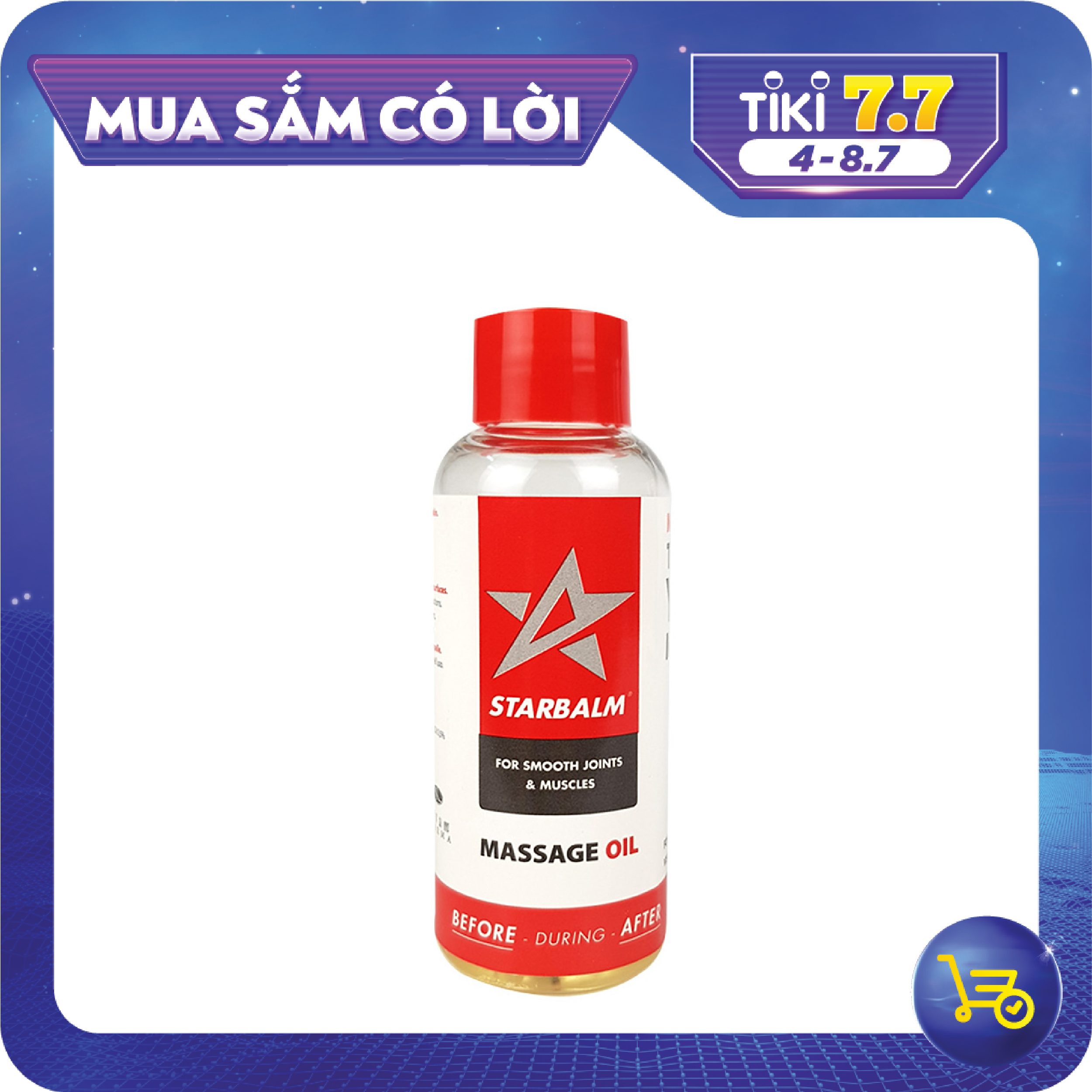 Dầu xoa bóp làm nóng starbalm massage oil 50ml