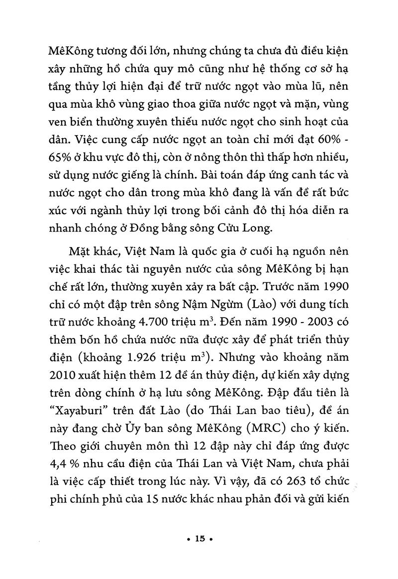 Sách Sông Mê Kông Hay Sông Cửu Long Với Biến Đổi Khí Hậu Toàn Cầu