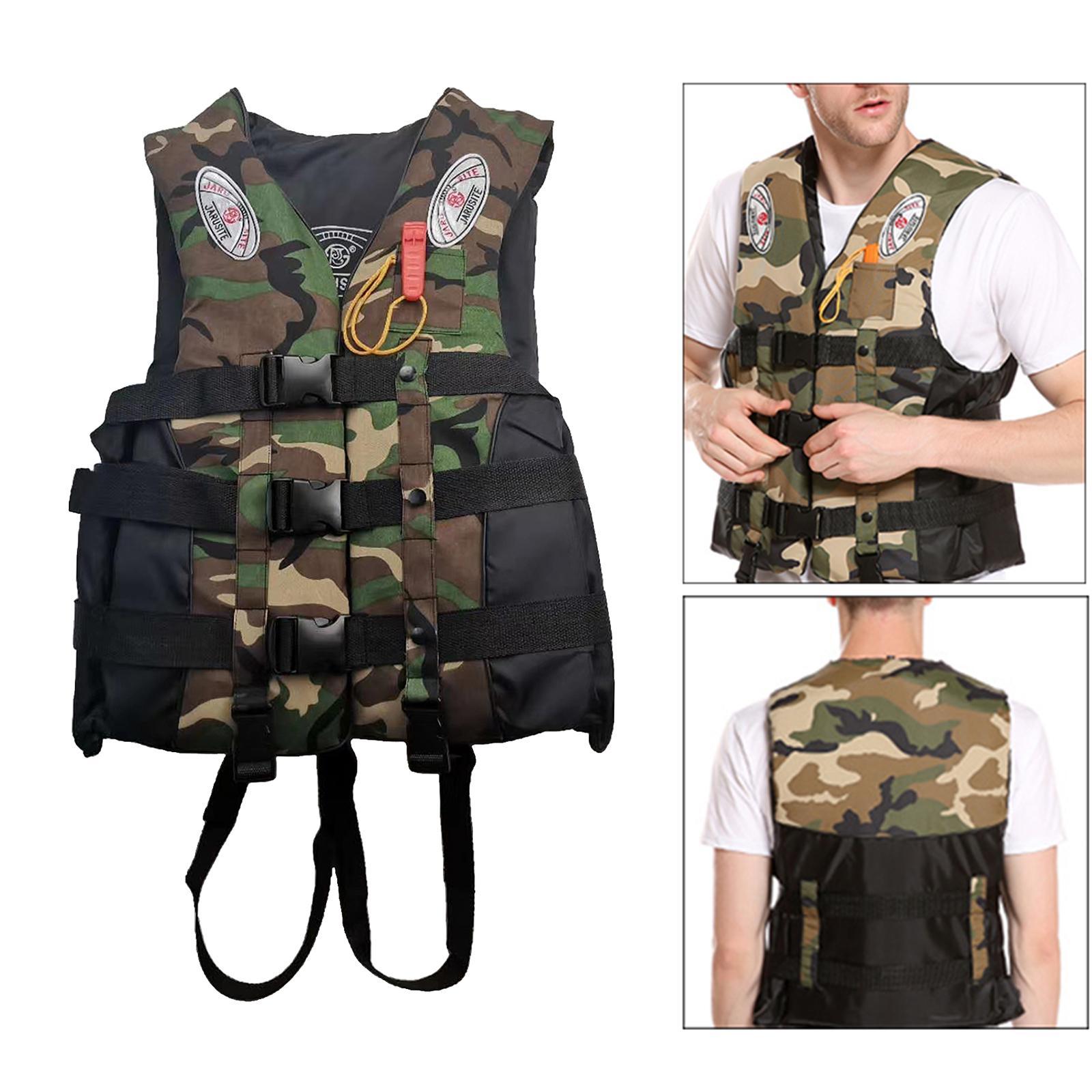 2xAdults Life Jacket Aid Vest Kayak Ski Buoyancy Fishing Sail Watersport L