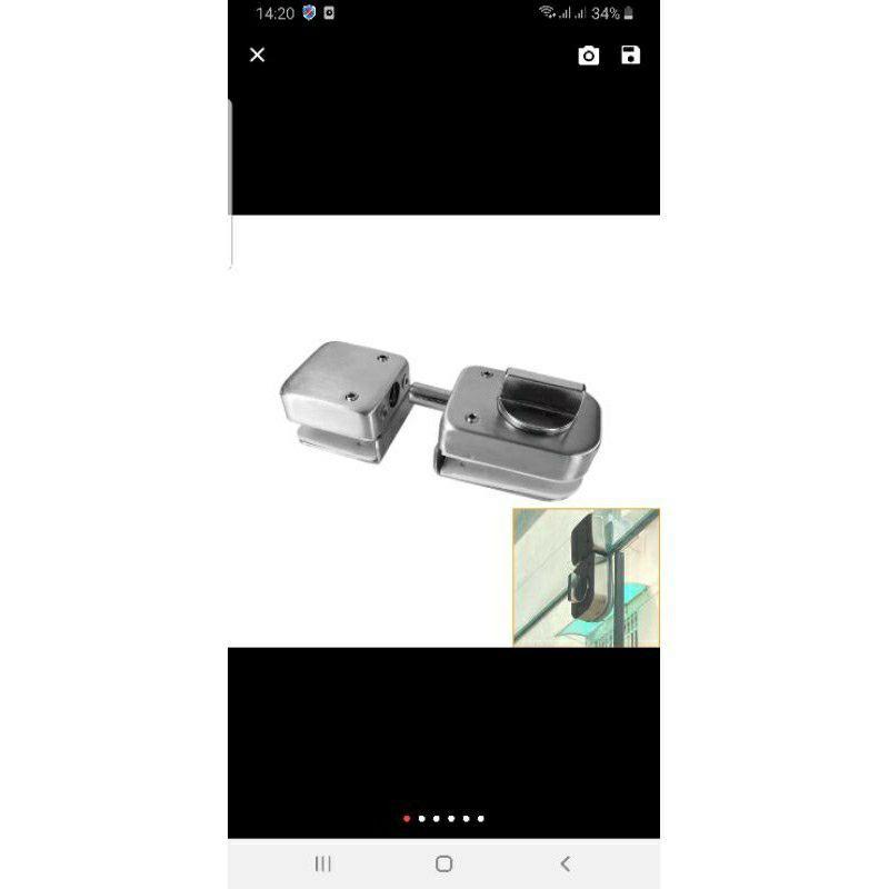 Khóa chốt kính cường lực