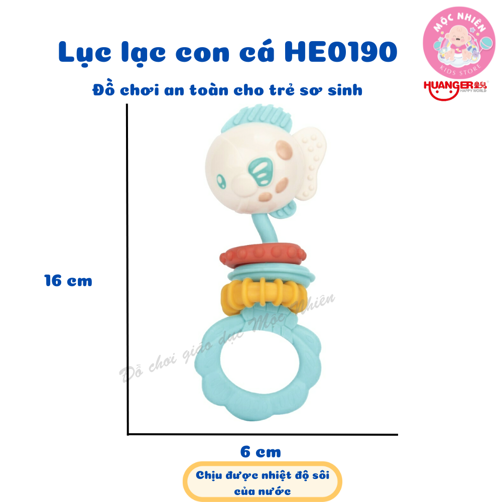 Đồ Chơi Sơ Sinh - Lục Lạc, Xúc Xắc Gặm Nướu HUANGER Baby Rattles - Cho Bé Sơ Sinh Từ 0 Tháng Tuổi