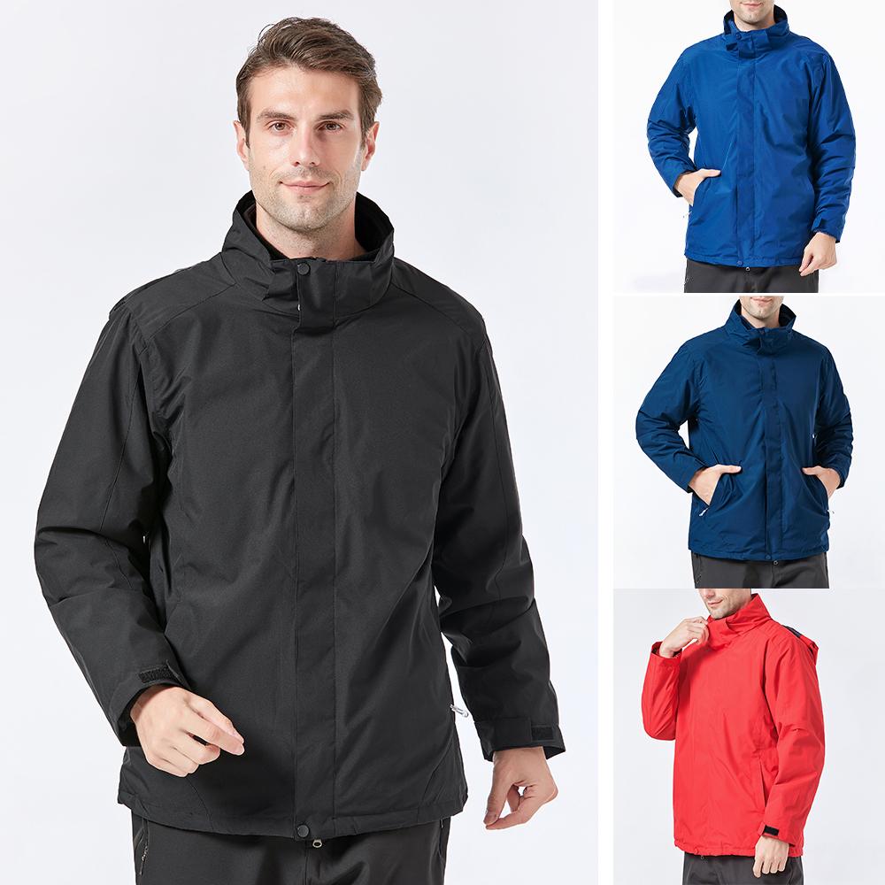 Áo Khoác Gió Softshell Không Thấm Nước Lông Cừu Ấm Áp 3 Trong 1