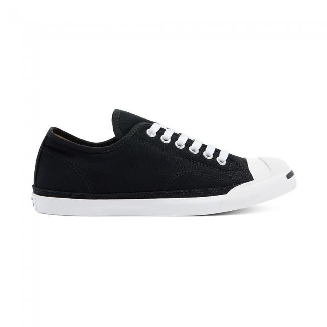 Giày Sneaker Nữ cổ thấp đế mặt cười màu đen Converse Jack Purcell LP L/S -  570483C