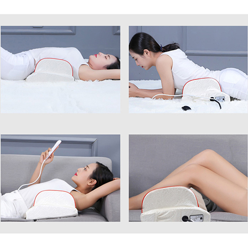 Đệm (máy) massage lưng rung nóng hỗ trợ trị đau nhức lưng YIJIA YJ-M4 - Dùng được trên ô tô