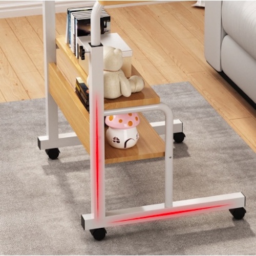 Bàn Làm Việc Kệ Sách Tại Giường Có Bánh Xe Tiện Lợi UDesk&Dura
