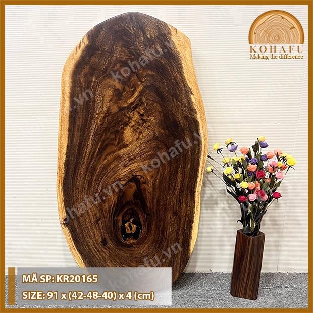 MẶT BÀN CAFE/ SOFA PHÒNG KHÁCH GỖ NGUYÊN TẤM KR20165