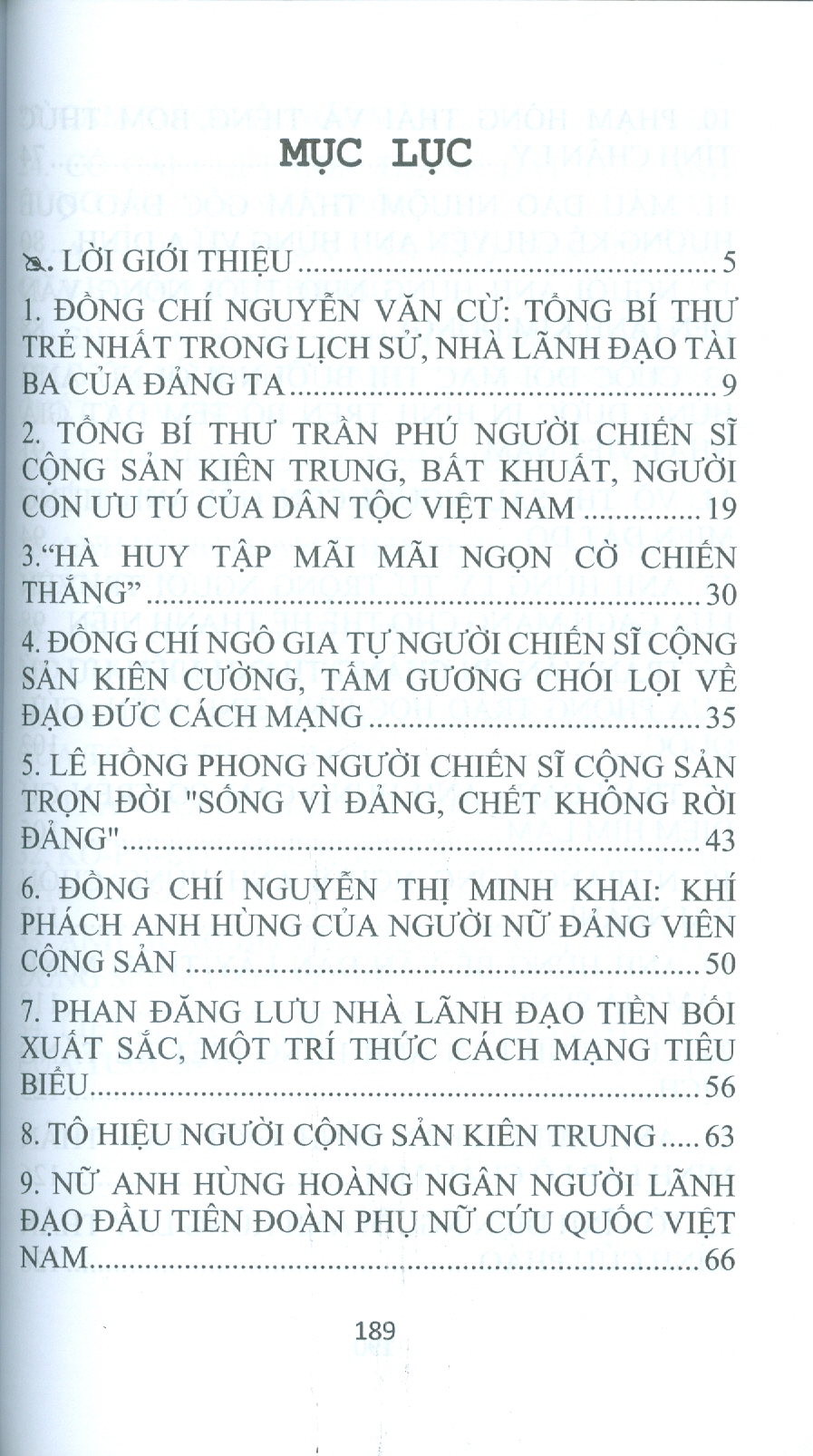 Gương Sáng Anh Hùng Liệt Sỹ Trẻ Tuổi Cách Mạng