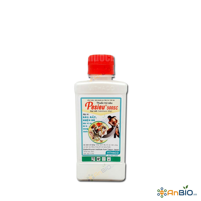 THUỐC TRỪ SÂU Pesieu 500SC Chai 100ml Đặc trị sâu, rầy, nhện đỏ