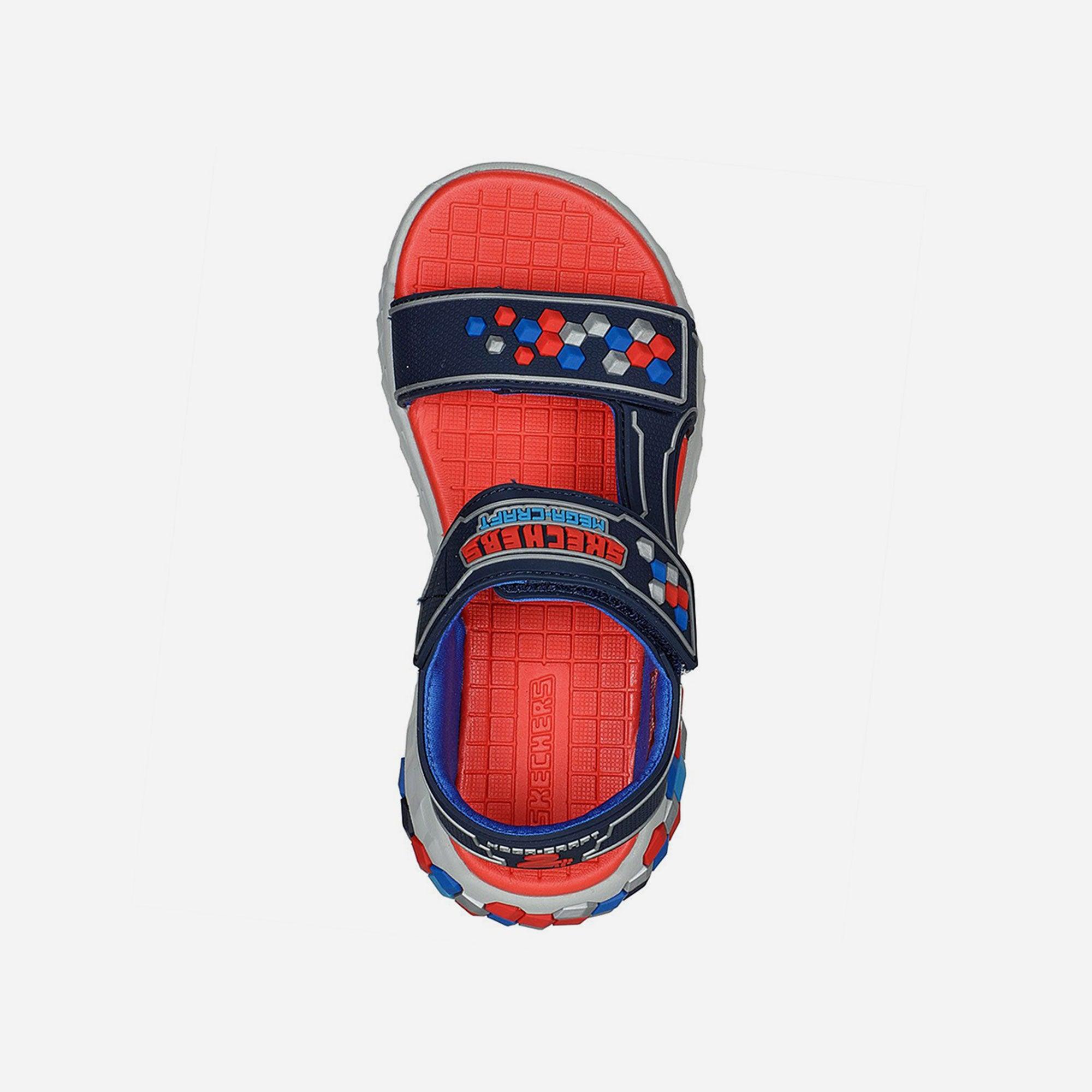 Giày sandal bé trai Skechers Mega-Splash 2.0 - 402214L-NVRD