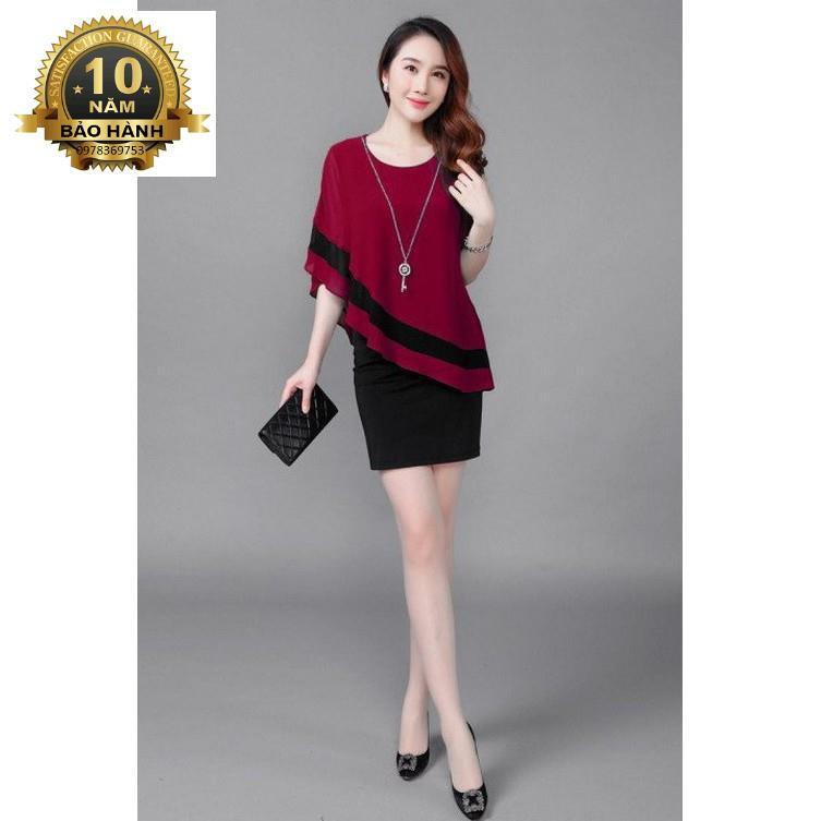 SALE - Đầm ôm body, áo ngoài cánh dơi MS214