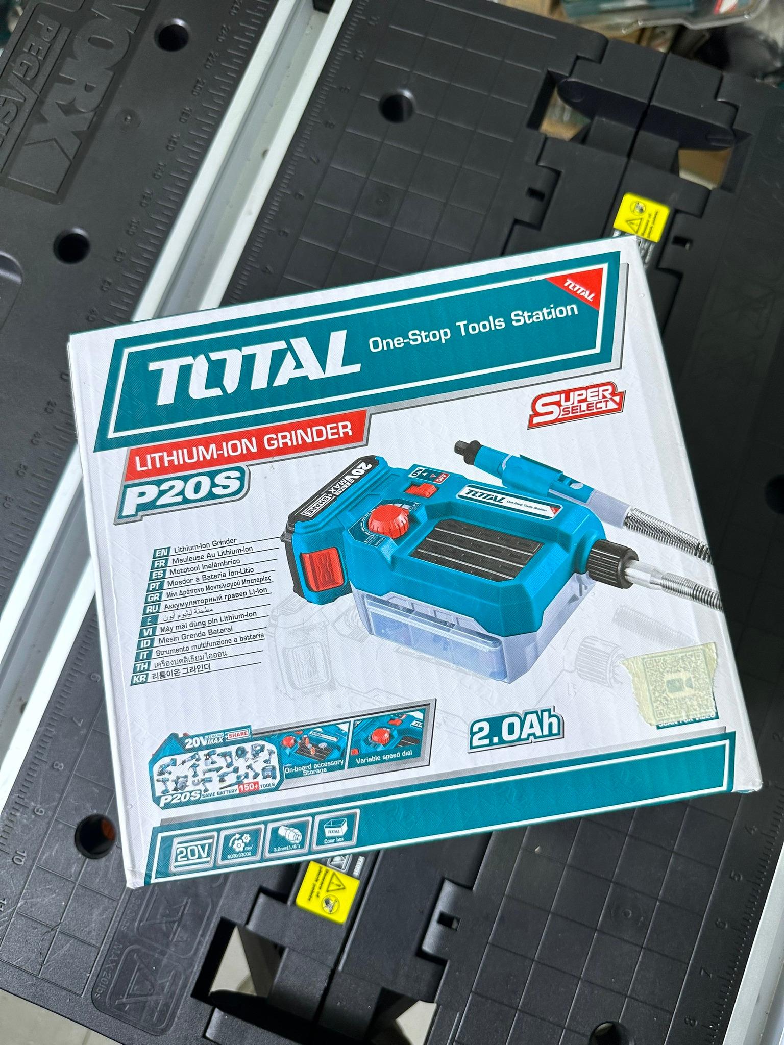 MÁY MÀI KHUÔN DÙNG PIN 20V TOTAL TMGLI20011 - HÀNG CHÍNH HÃNG