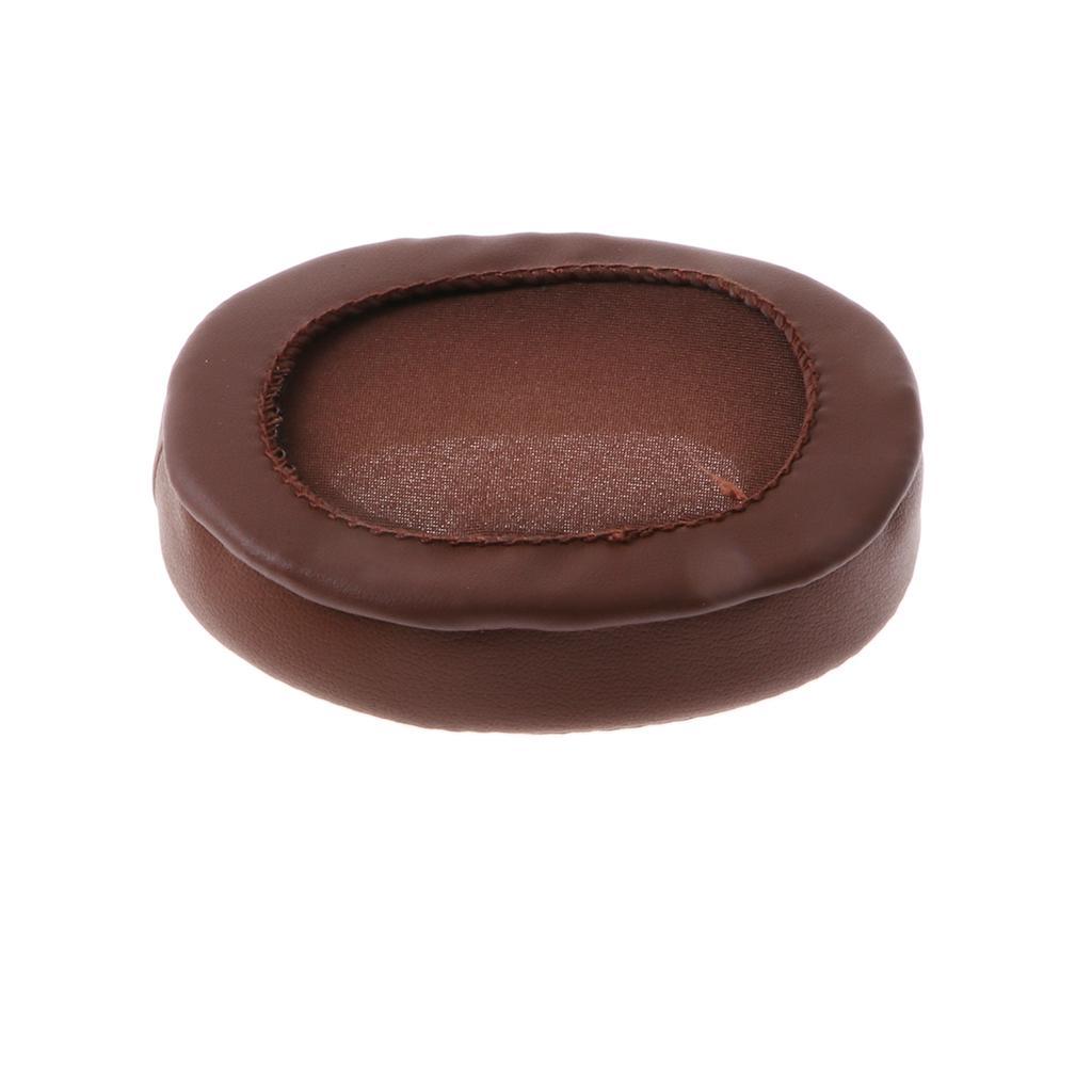 Leather Earpad Foam Sponge Cushion Headphone Cover For  Black