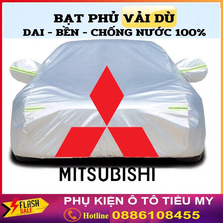 Bạt Phủ Ô Tô Vải Dù Mitsubishi Mirage, Xpander, Attrage, Pajero, Trition, chống nóng, chống nước