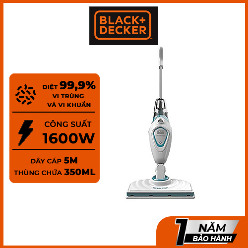 Máy lau sàn 1600W Black+Decker FSM1620-B1 Hàng chính hãng